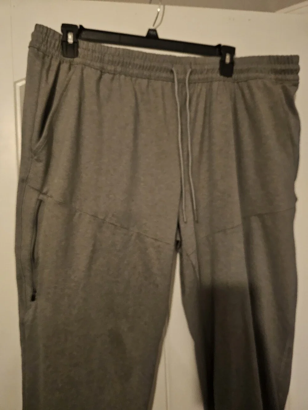New mens size XXL winter fleece joggers pants (GREY)